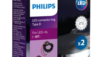 2x PHILIPS Ultinon Pro6000 H7 LED + Adapter Typ H für HYUNDAI i30 / Kombi  (GD)