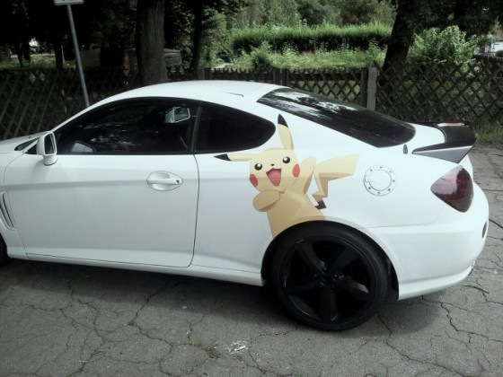 Hyundai Coupe Pikachu
