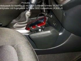Kuda Lederkonsole für Hyundai i20